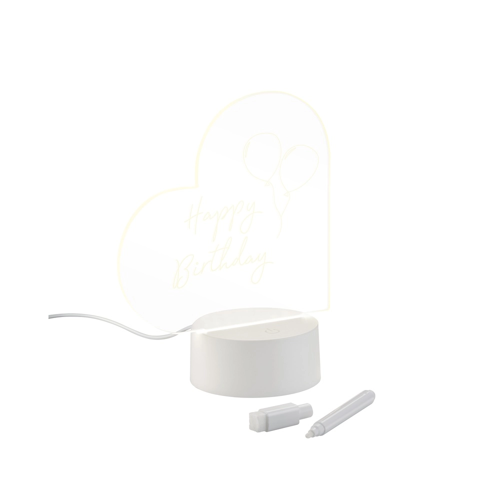 Tischlampe Amour Mit Marker beschreibbar Trio 4017807678383