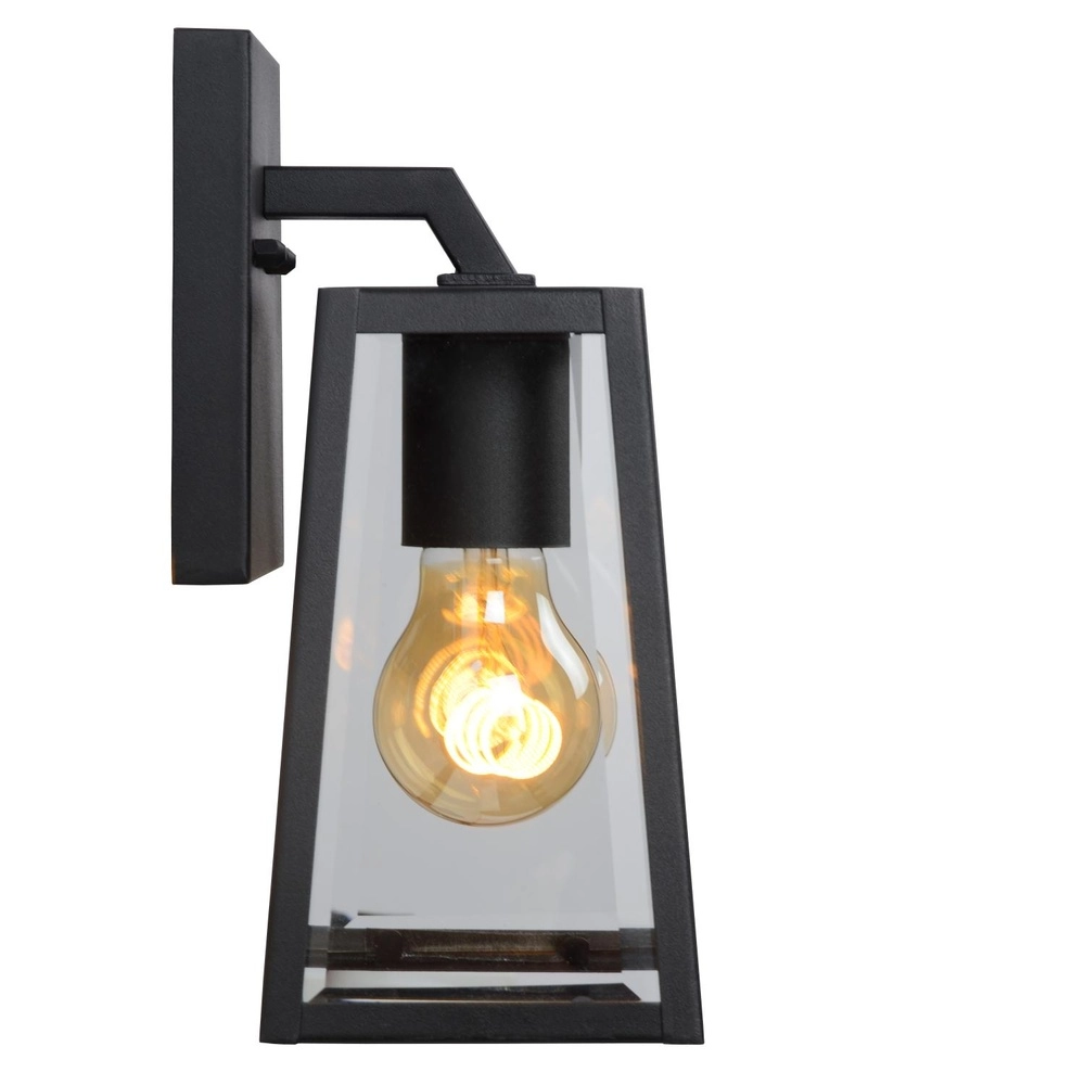 Schwarze Wandlampe Matslot Konstruktion Lucide 5411212290397