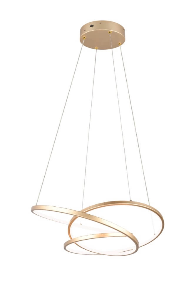 Vide-Hängelampe Darvin Gold - 62 cm Trio 4017807616040