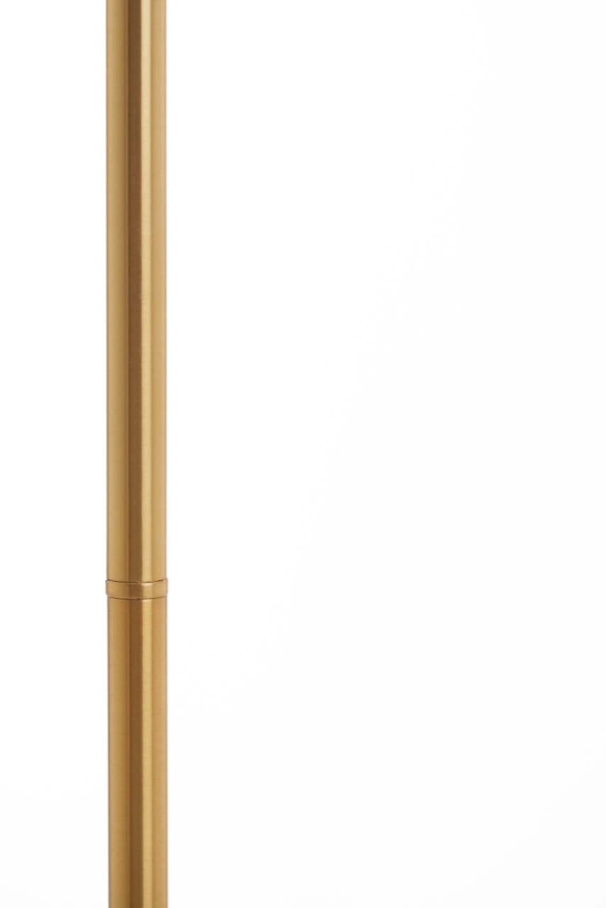 Goldene Stehleuchte Medina mit Rauchglas Light & Living 8717807696979