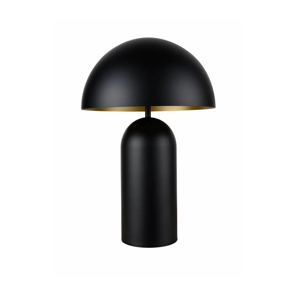Tischlampe Best Ø 25cm schwarz mit gold