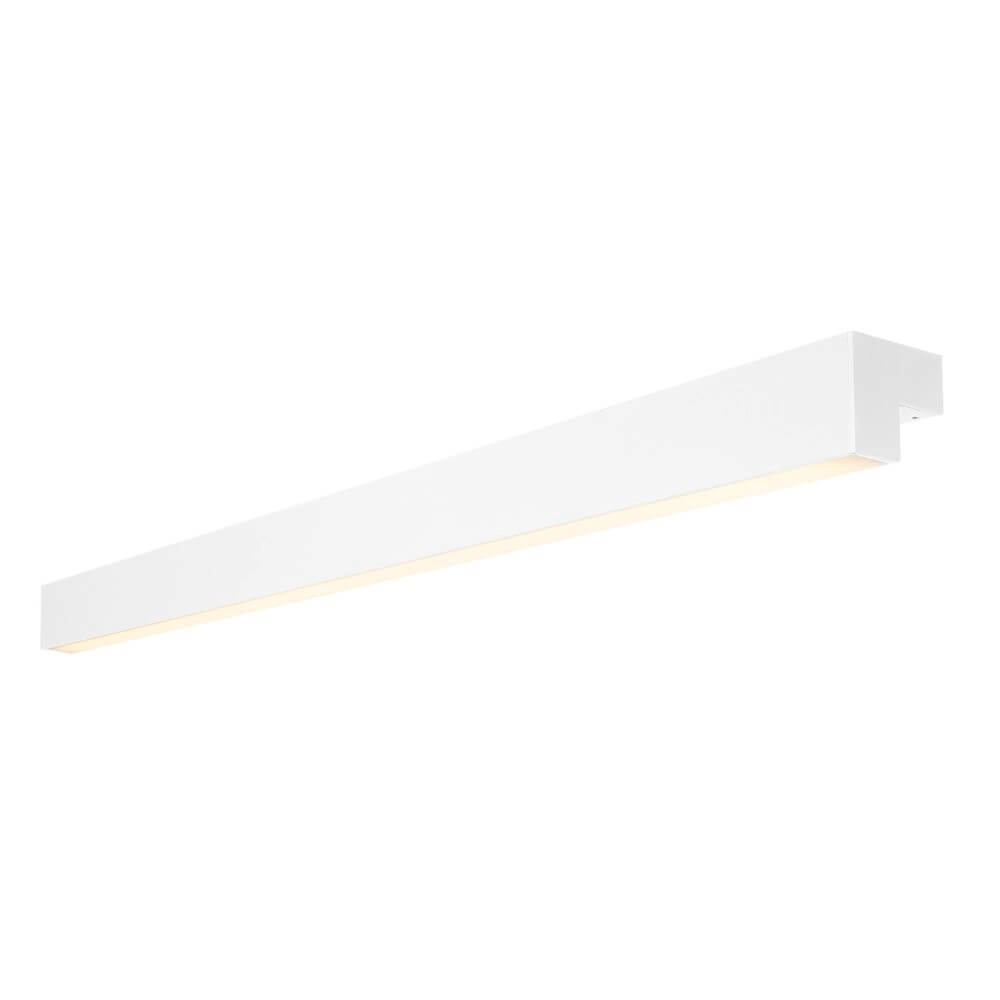 Schlanke Spiegellampe L-Line 120cm - weiß