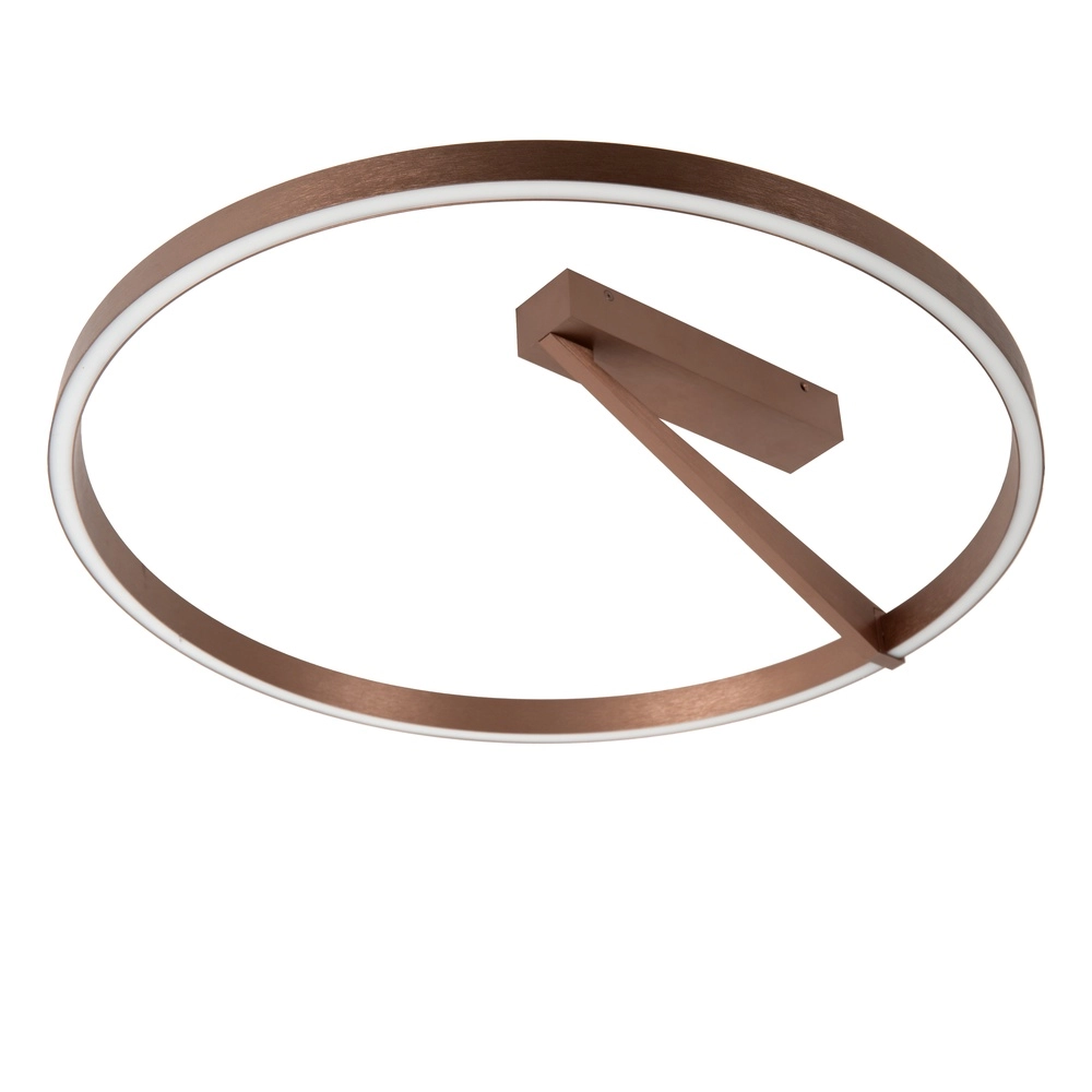 Design-Deckenlampe Applause Ø 60cm – Kaffeebraun – mit Fernbedienung Premium by Lucide 5411212221810