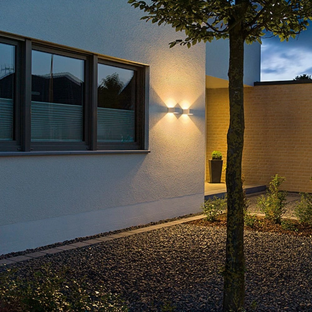 LED-Außenleuchte Logs Wall Up - Down Anthrazit SLV 4024163131353