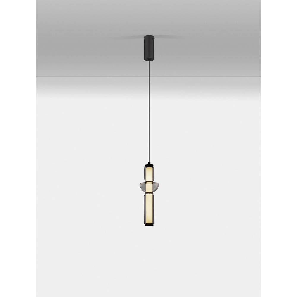 Design-Pendelleuchte Ulon 1-flammiges Rauchglas Lyora 5212017474162
