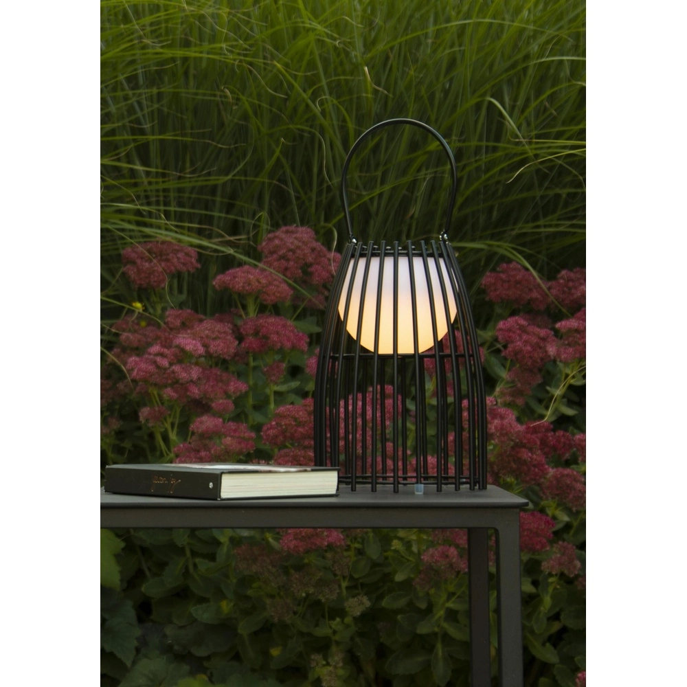 Wiederaufladbare Tischlampe Fjara Schwarz Lucide 5411212061355