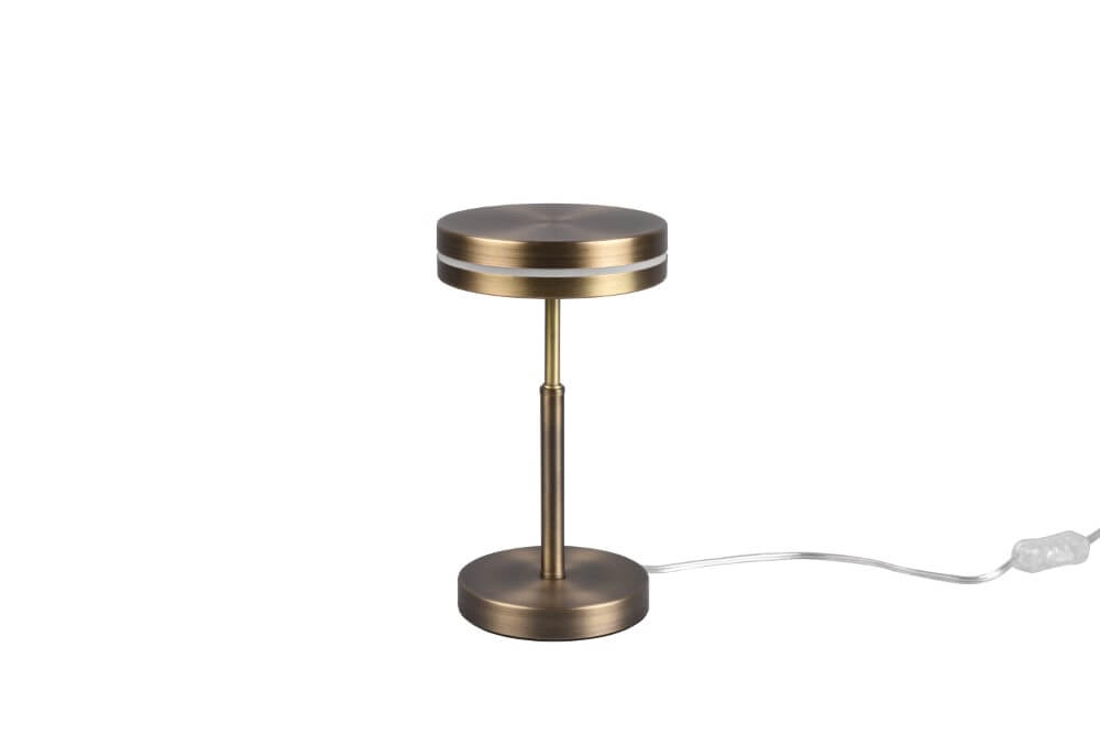 LED-Tischlampe Franklin Altes Messing Trio 4017807525373