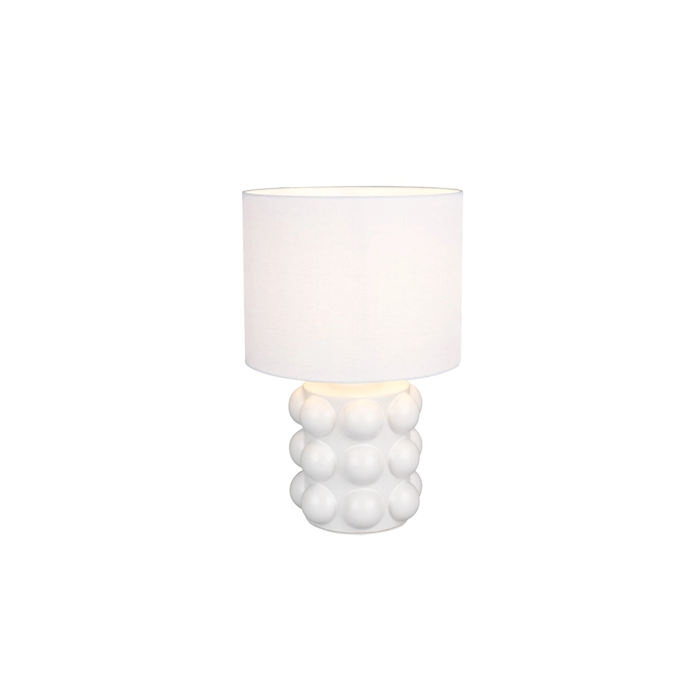 Tischlampe Kate weiß Ø 30cm Trio 4017807662597