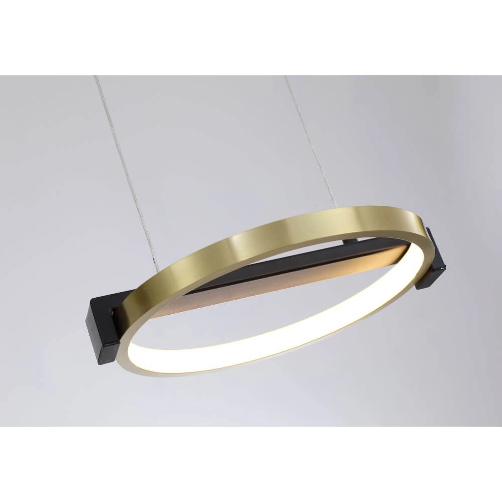 3-flammige Pendelleuchte Aerial Schwarz und Gold Searchlight 5053423274379