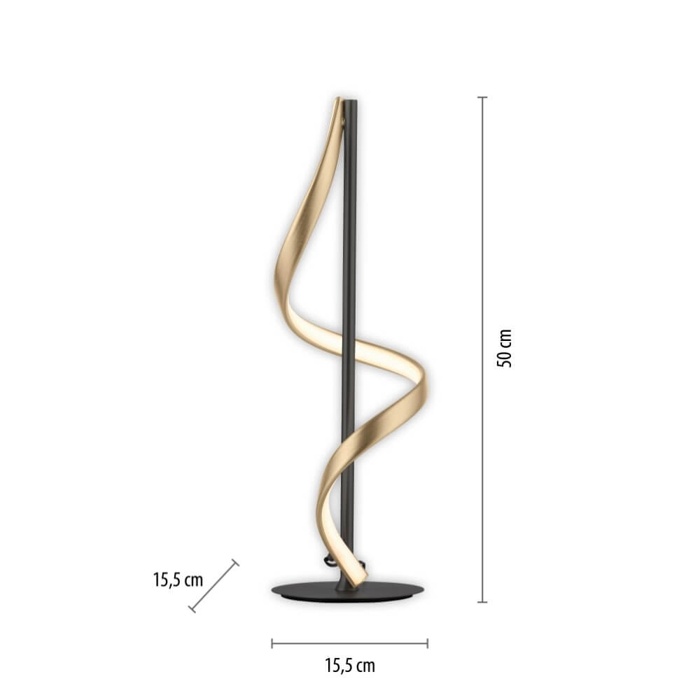 Designer-Tischlampe Q-Swing Anthrazit Paul Neuhaus 4012248373798