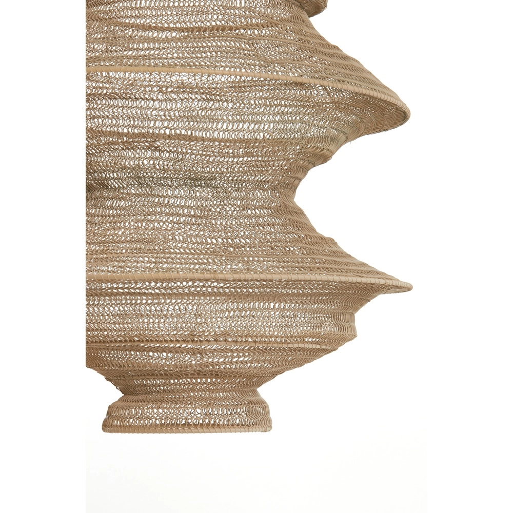 Metallnetz-Pendellampe Nakisha Ø 40cm – Sand Light & Living 8717807695033