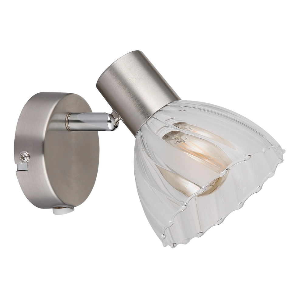 Wandlampe Zachery Nickel Globo 9007371528486