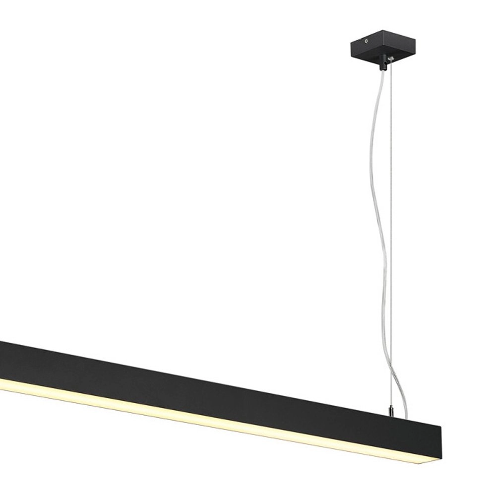 LED Hängelampe Q-Line Dimmbar 142 cm schwarz SLV 4024163196116