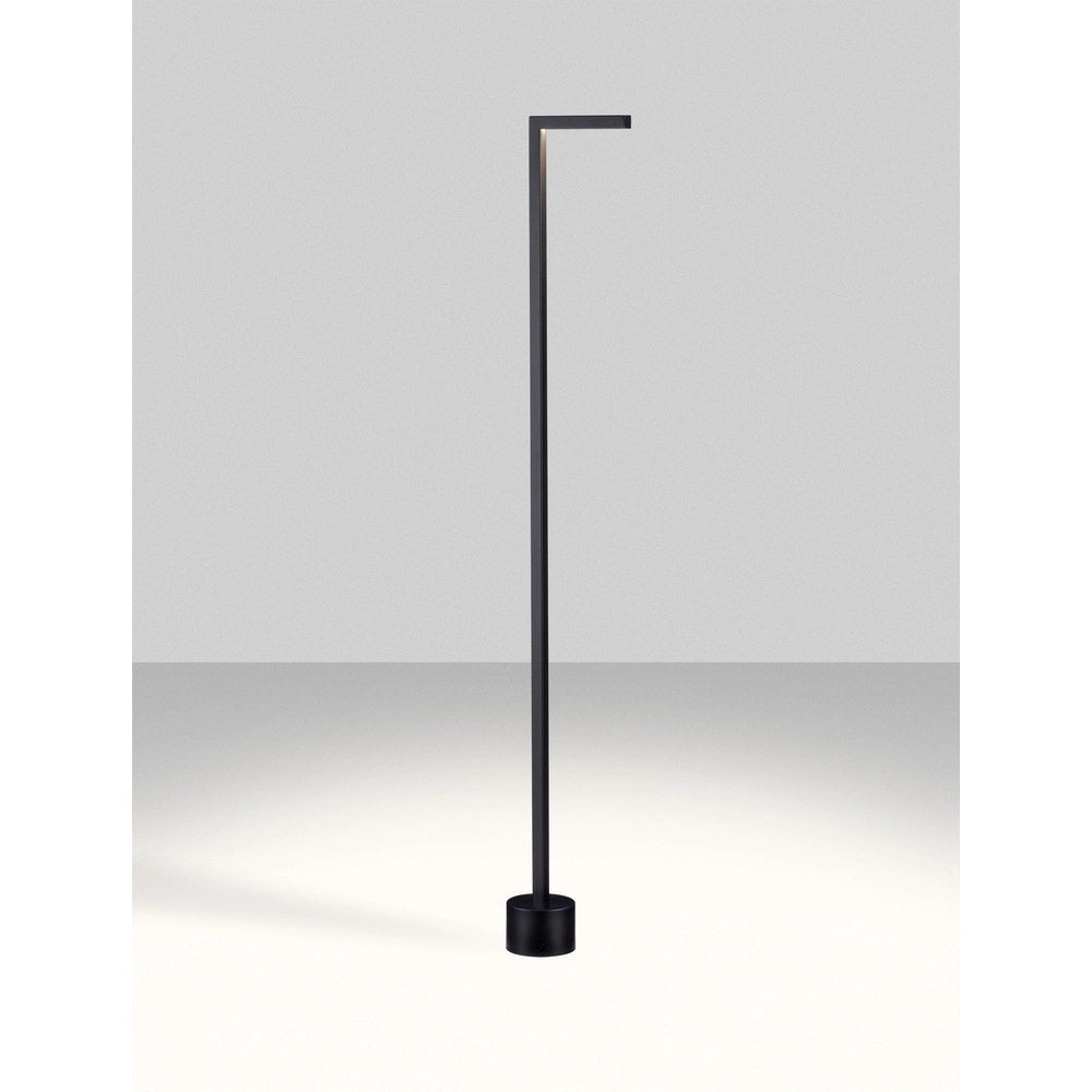 Schlanke Gartenleuchte Pipe Schwarz 94.5cn Lyora 5212017465528