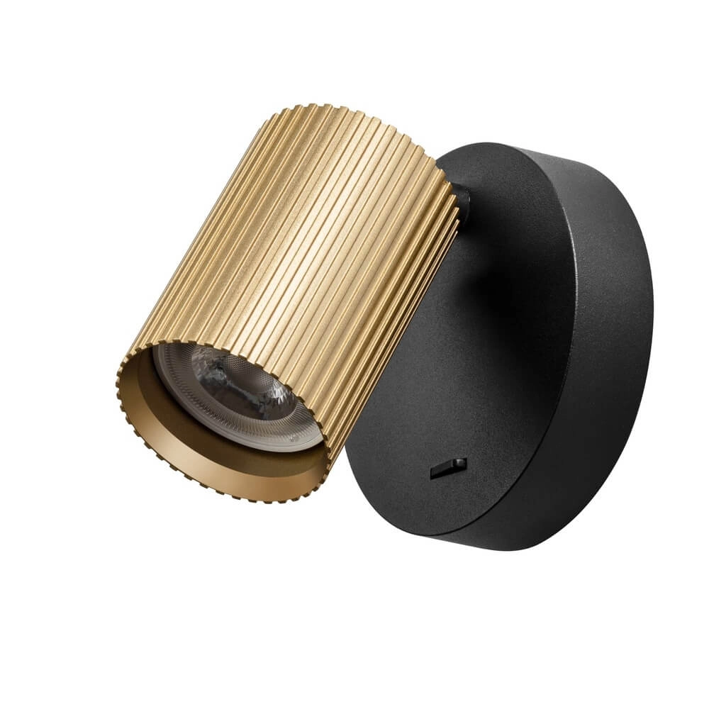 Wandstrahler Onis gold - mit Schalter Lyora 4255805301906