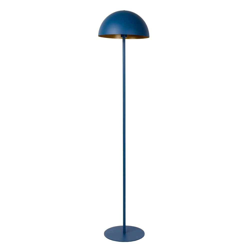 Design-Stehlampe Siemon Blau