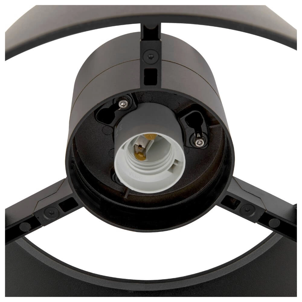 Veranda-Deckenlampe Photoni schwarz - Ø 25cm SLV 4024163280952