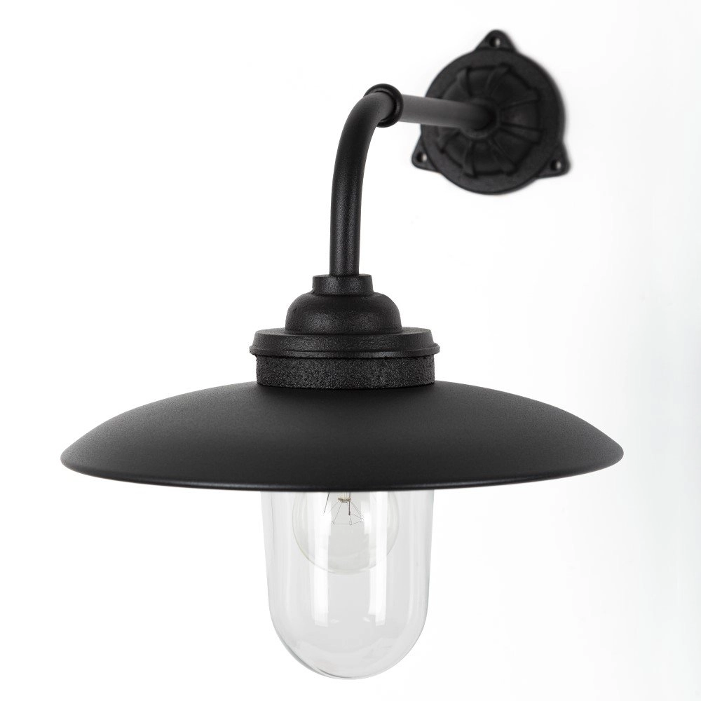Wandleuchte aus Gusseisen Provence Mattschwarz KS 8714732758505