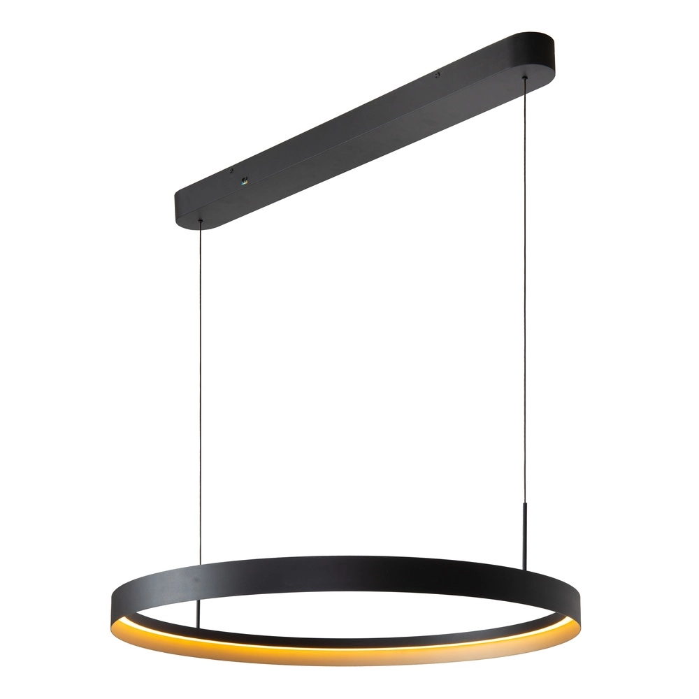 Design-Pendellampe Radiant schwarz Ø 80 cm Lucide Vibes 5411212461131