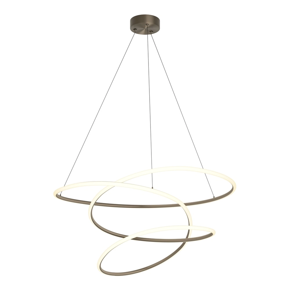 Moderne Pendellampe Racale Ø 78 cm Bronze