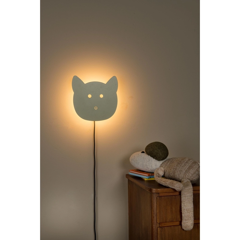 Kinderzimmer-Wandlampe Charlie Grün Lucide 5411212441768