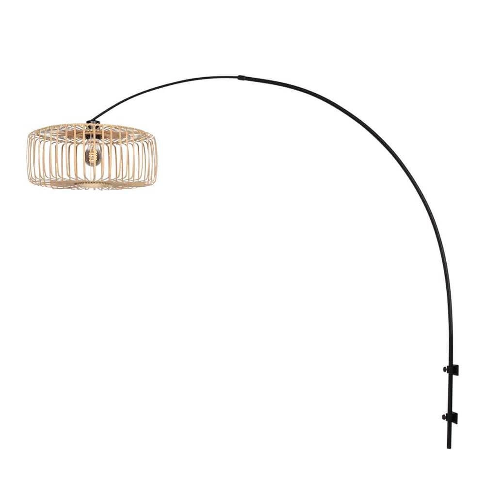Schwarze Wandleuchte Sparkled Light Bambus Steinhauer 8712746176834