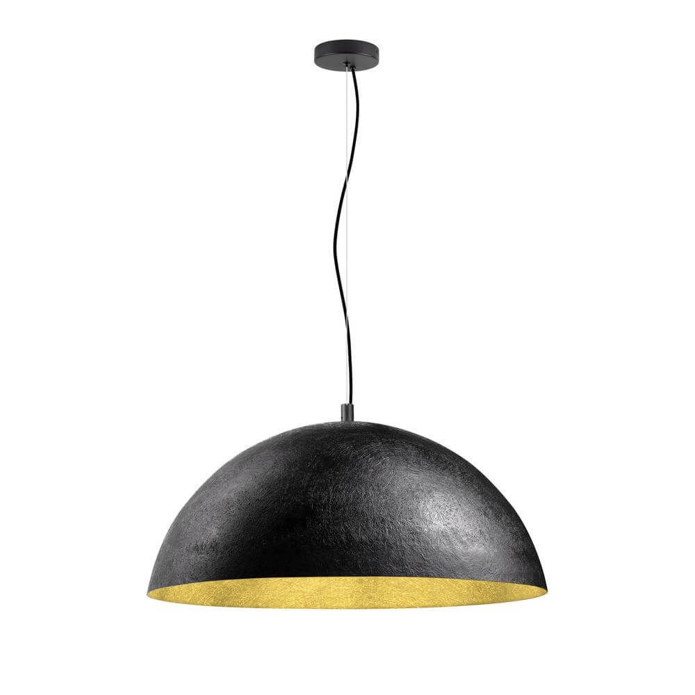 Pendelleuchte Forchini 70 schwarz mit gold Ø 70cm