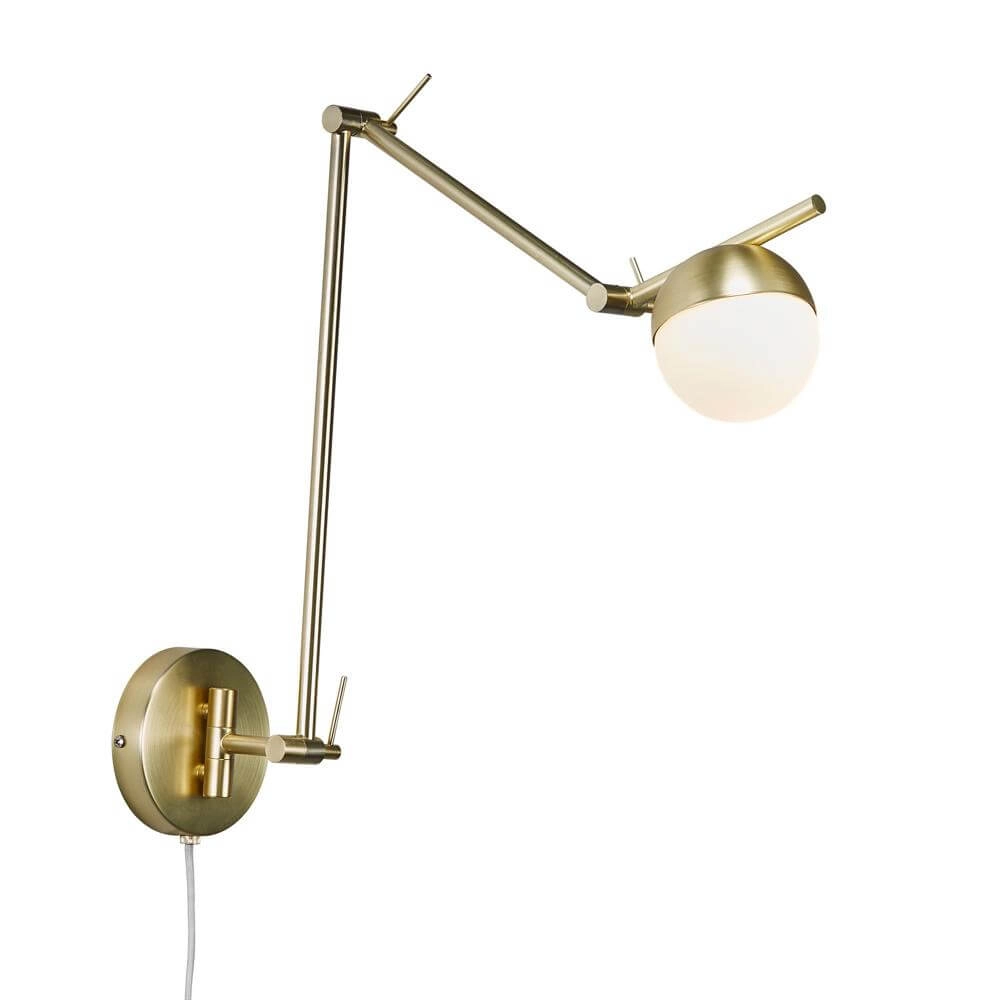 Design von Wandleuchten Contina Messing