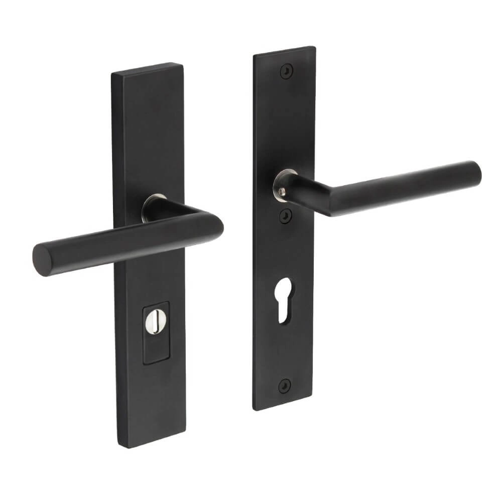 Hintertür-Hardware Aurano Kernzugschutz PC 55mm gerade schwarz