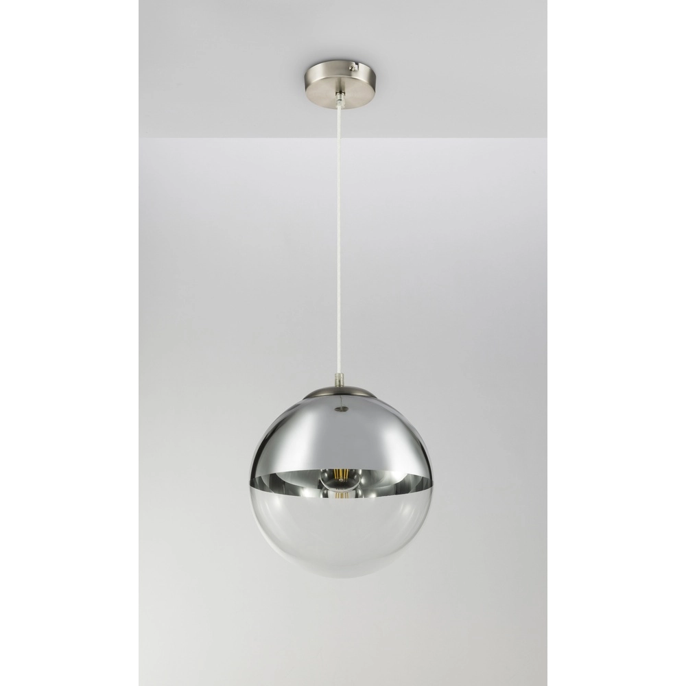 Pendellampe Varus Nickel Ø 30 cm Globo 9007371377442