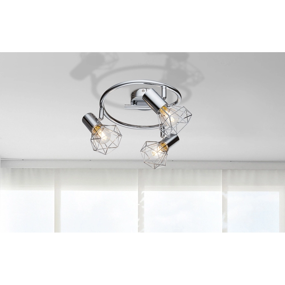 Deckenlampe Xara I 4-Licht Chrom Globo 9007371331291