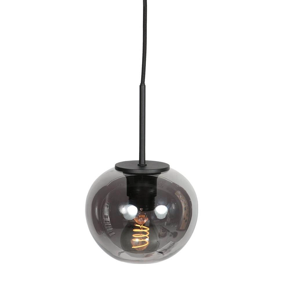 Pendelleuchte HaloSwap mit 1 Kugel Rauchglas Ø 15cm Steinhauer 8712746179729