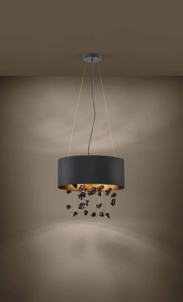 Schwarze Hängelampe Escuela mit Haube - Ø 53cm Stars of Light 9002759398453