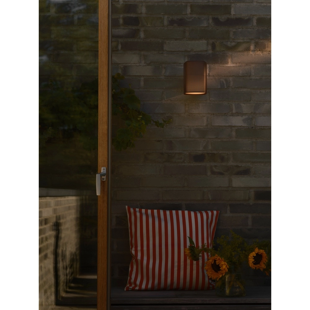 Dänische Außenlampe im dänischen Stil Sidara  Rostbraun