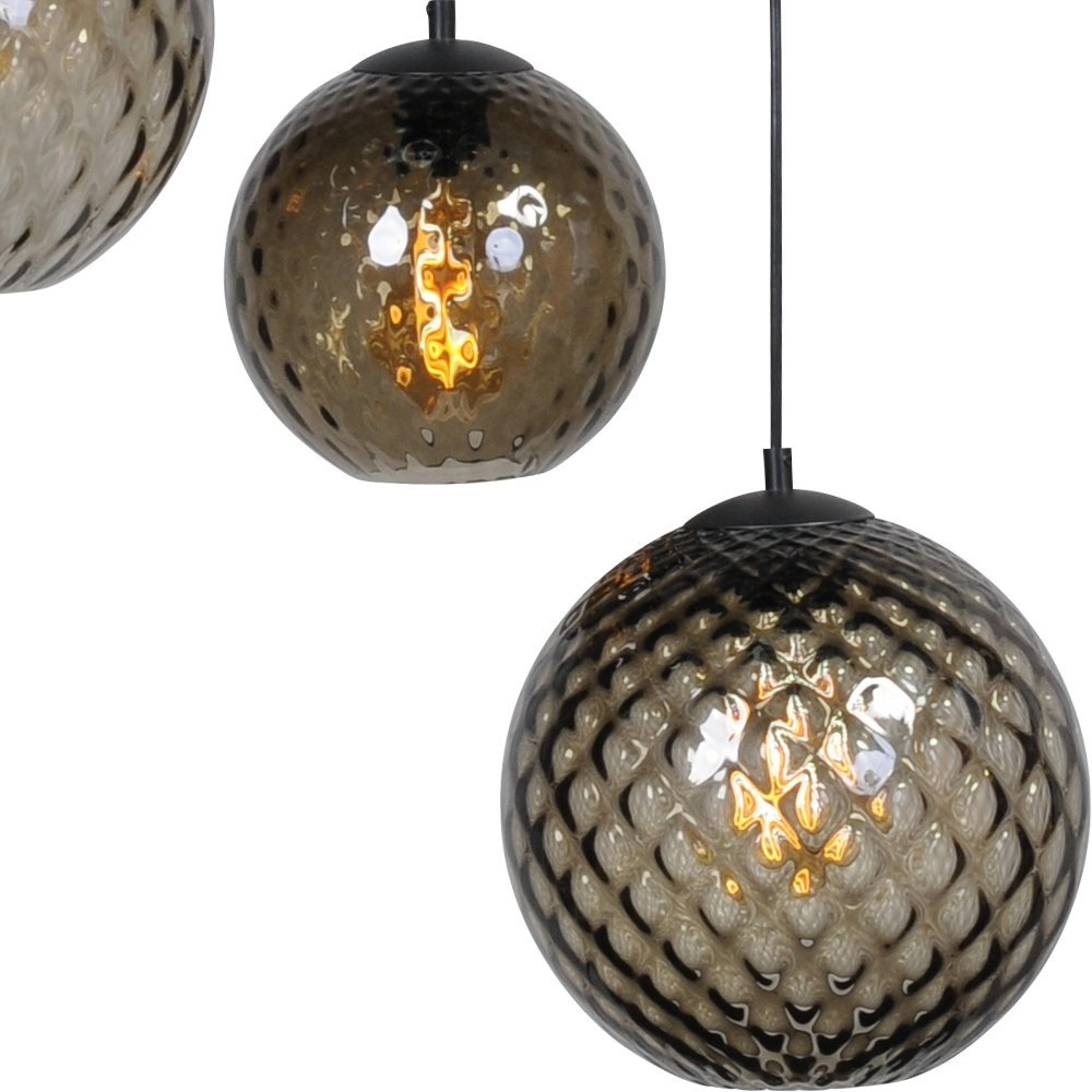 Hängelampe mit 6 Leuchten Baloton Schwarz Masterlight 8718121217055