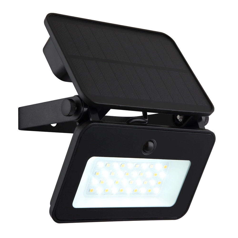 Solar-Flutlicht Zentro Schwarz