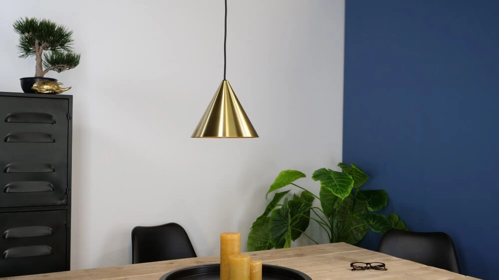 Goldene Hängelampe Narices Ø 22cm Eglo 9002759995911