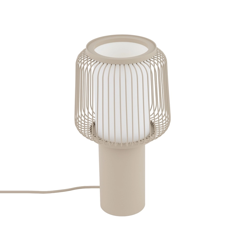 Tischlampe Nome Ø 18 cm sandbraun
