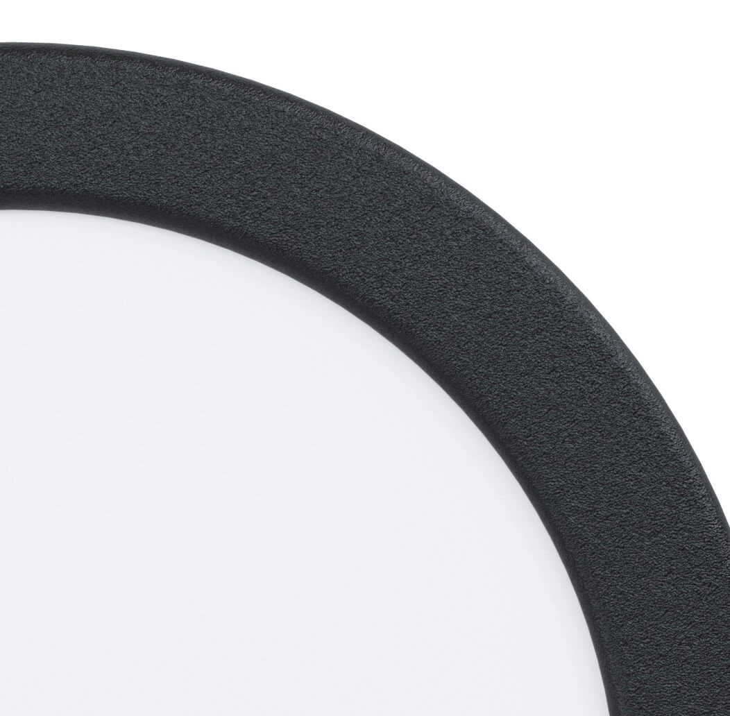LED Einbauspot Fueva 5 IP44 - Ø 16,6 cm schwarz Eglo 9002759992125