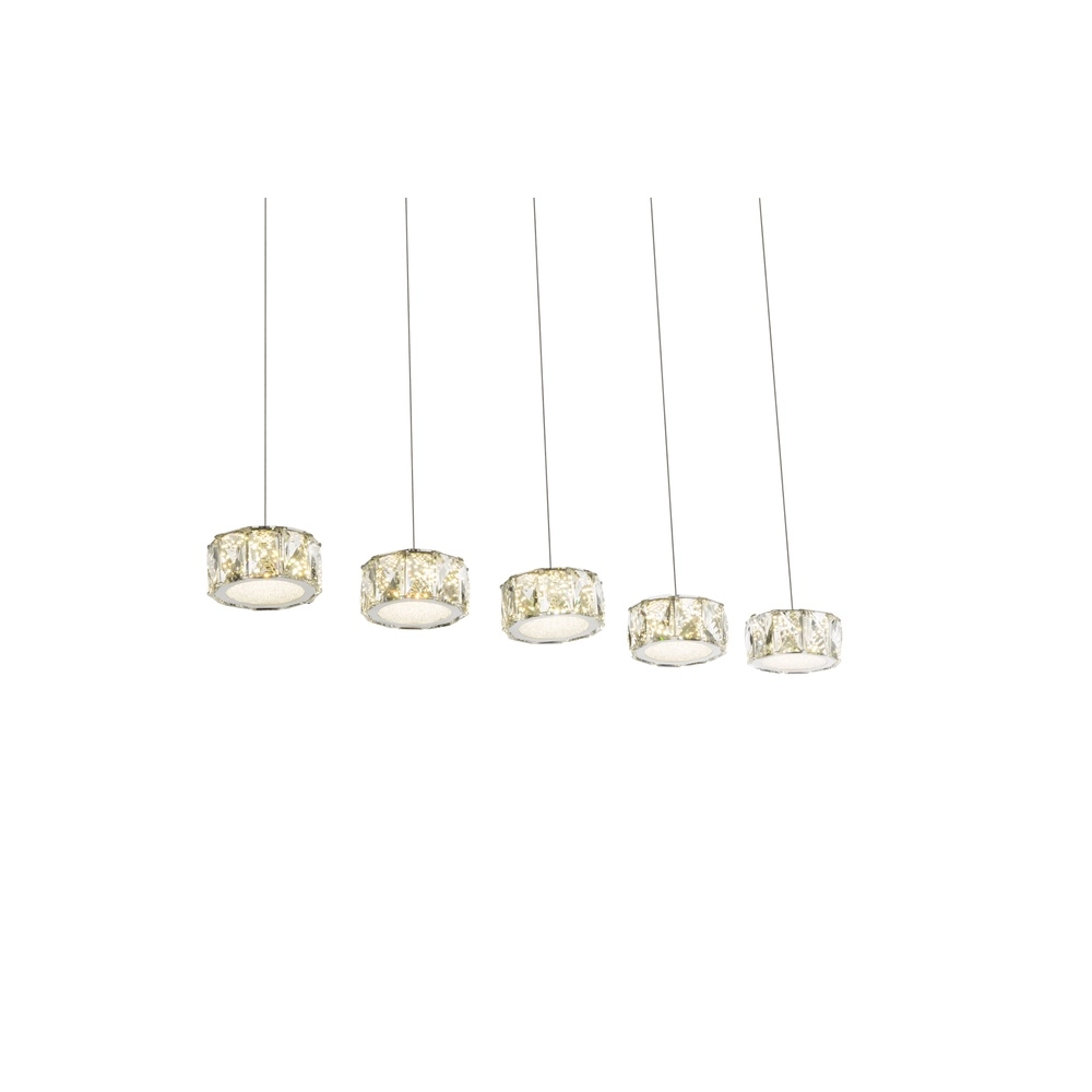 4-Licht Pendellampe Amur Chrom Globo 9007371342068
