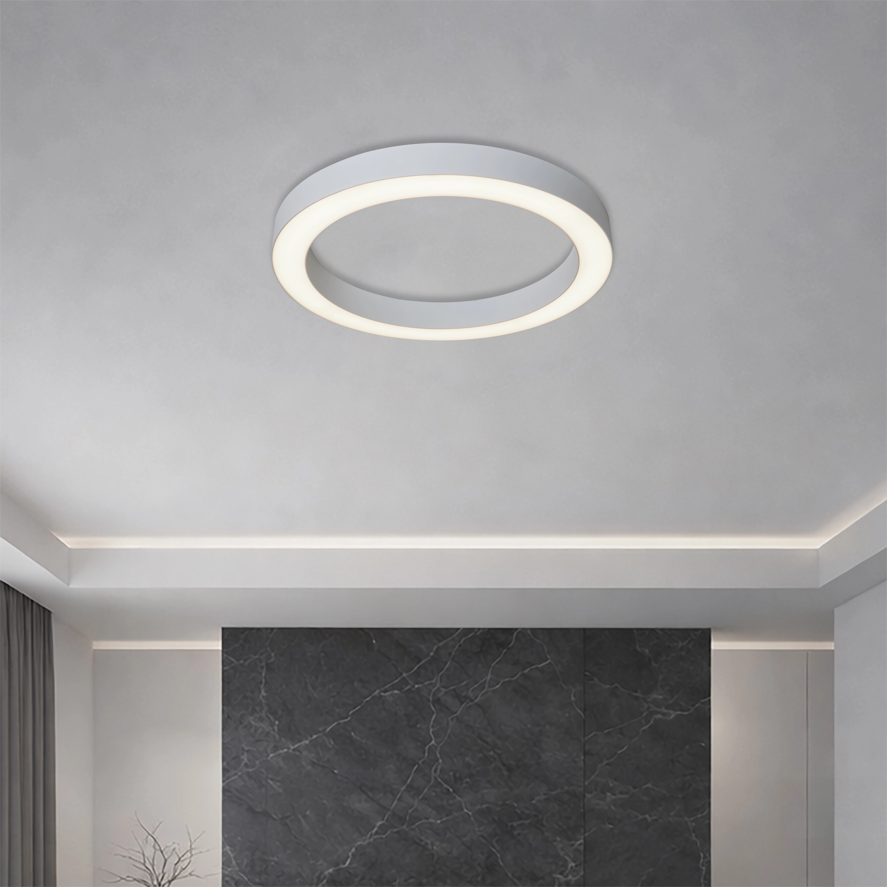 Design-Deckenlampe Hey-lo weiße Ø 60cm Lyora 5053423315171