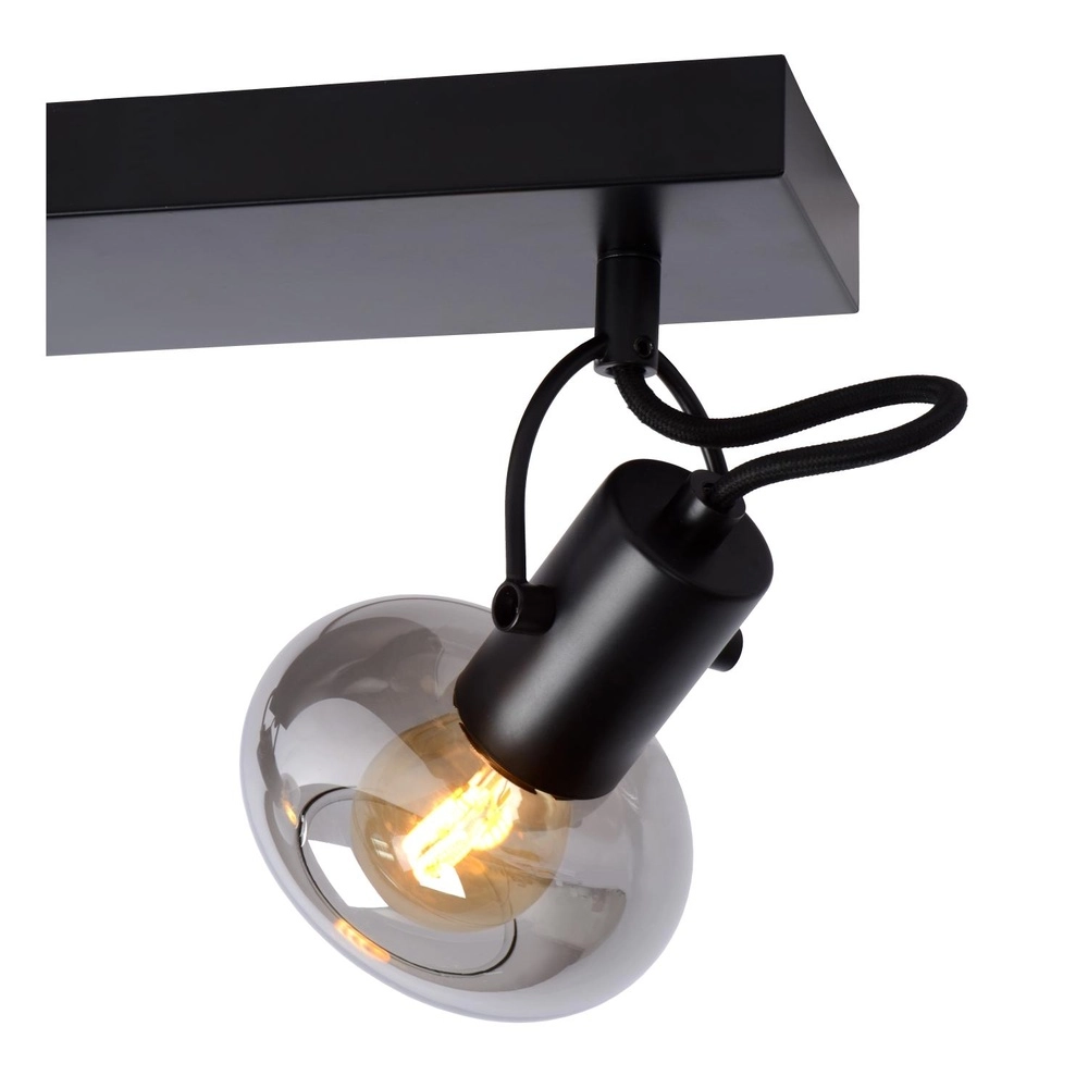 Deckenlampe Madee 2-Licht Schwarz Lucide 5411212176783