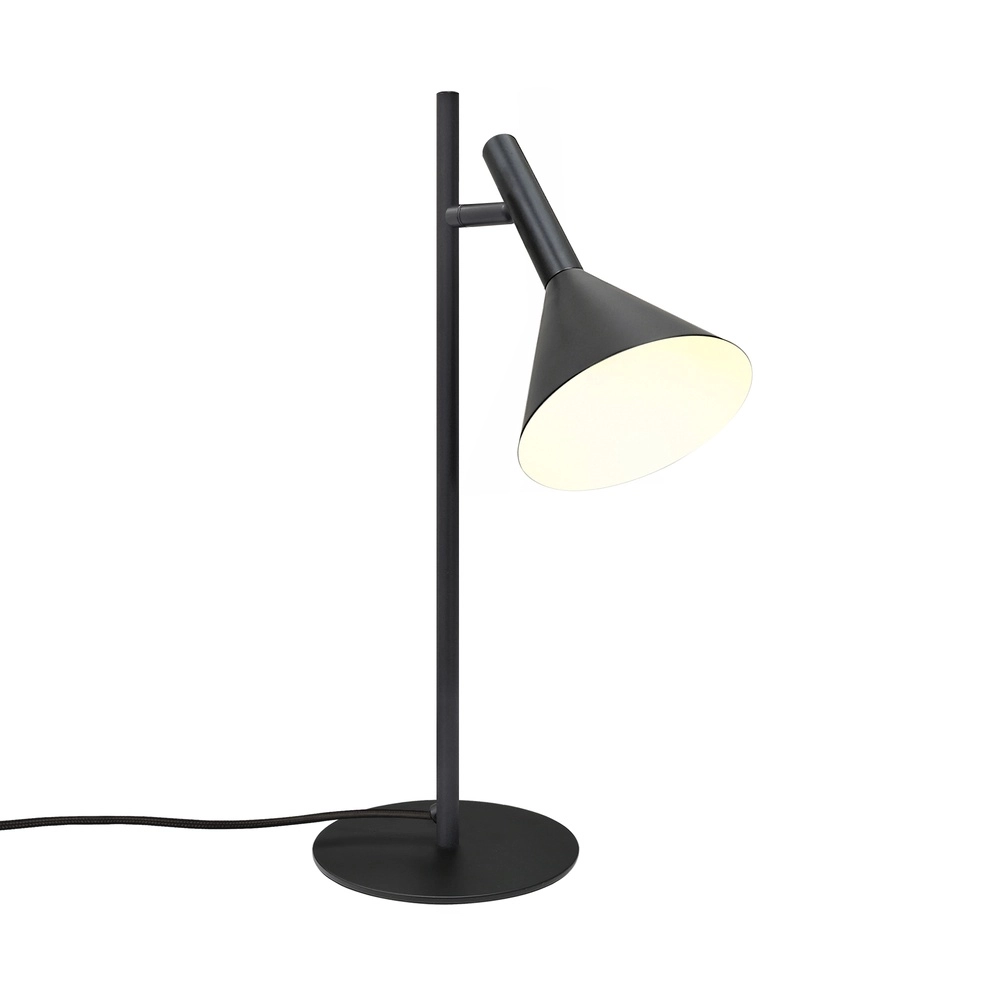 Schwarze Tischlampe Kelvis 