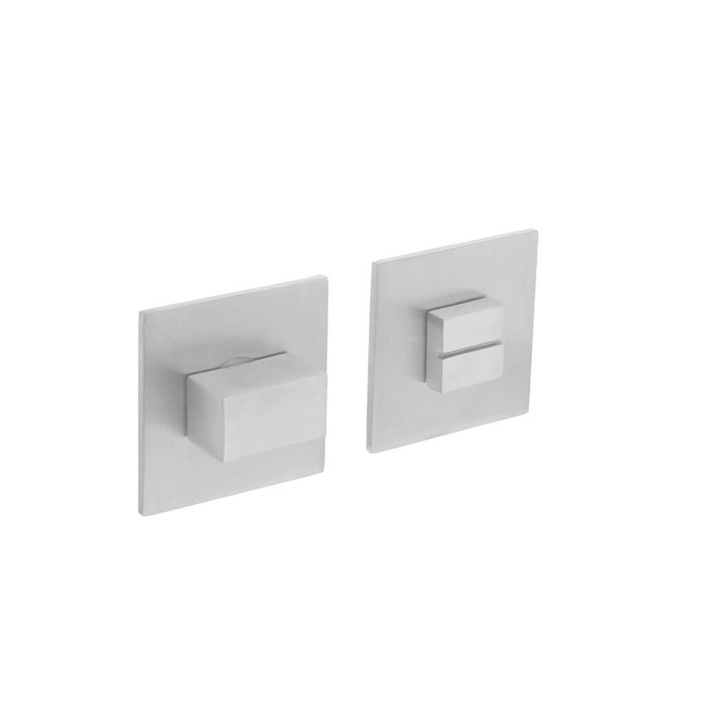 Magnet-Rosette Tira WC-Verschluss Edelstahl quadratisch