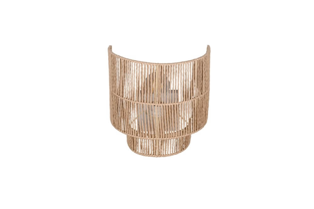 Japandi Wandleuchte Satna Rattan Trio 4017807636192