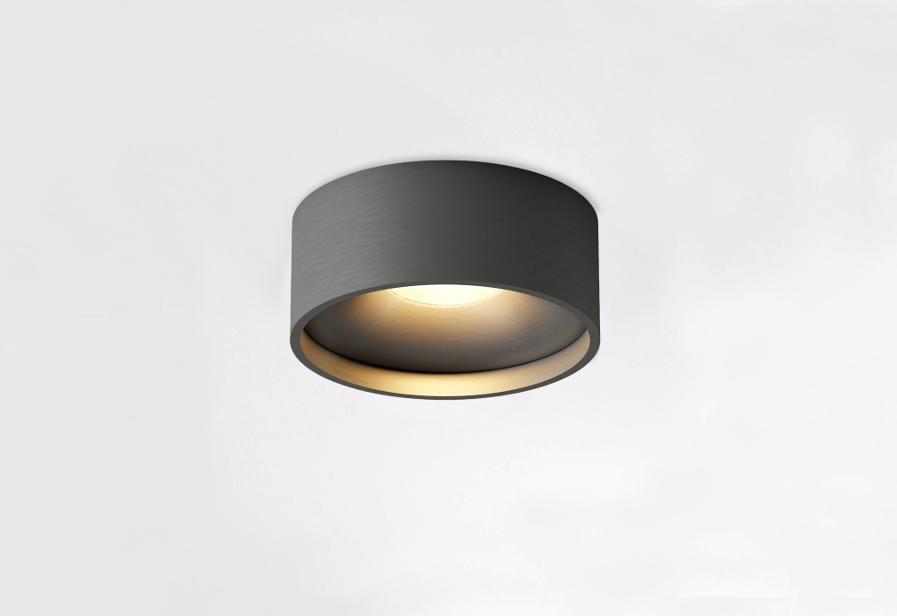 Deckenlampe im Badezimmer Oran Ø 12 cm – Schießmetall