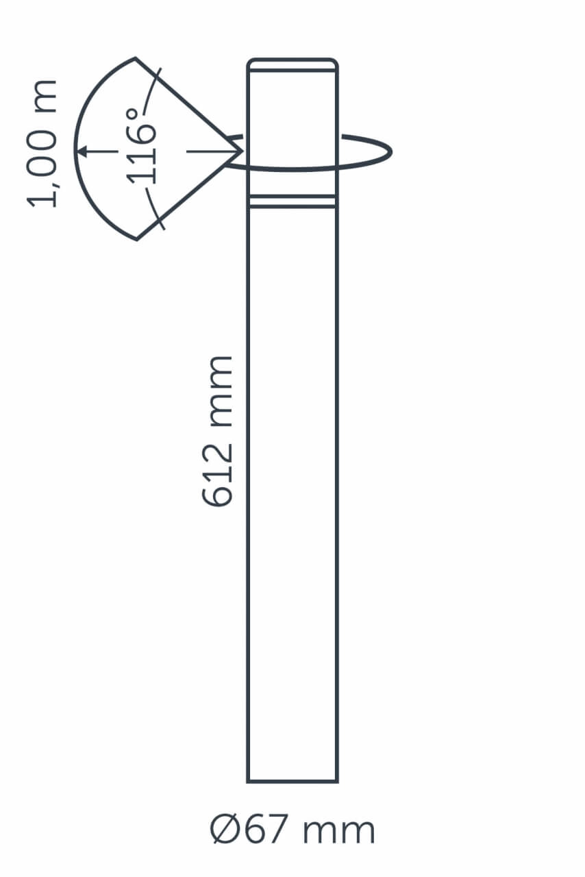 Gartenlampe Liv White 12 Volt LED In-lite 8717051005190