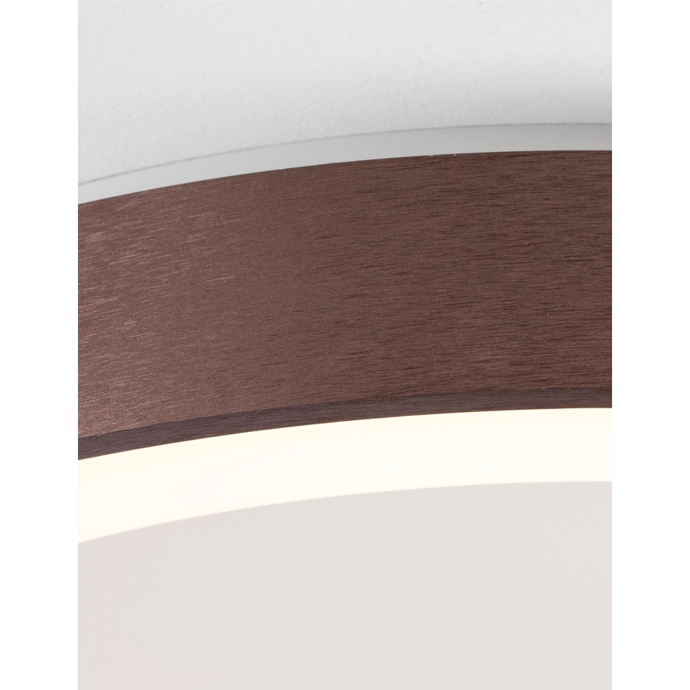 Deckenlampe Rando Thin kaffeebraun Ø 60cm Lyora 5212017420121