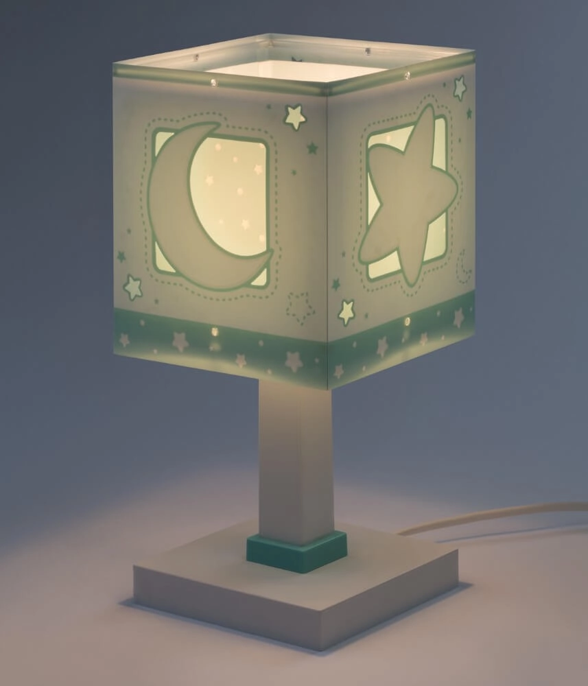 Kinderzimmer-Tischlampe Moonlight Türkis Dalber 8420406000367