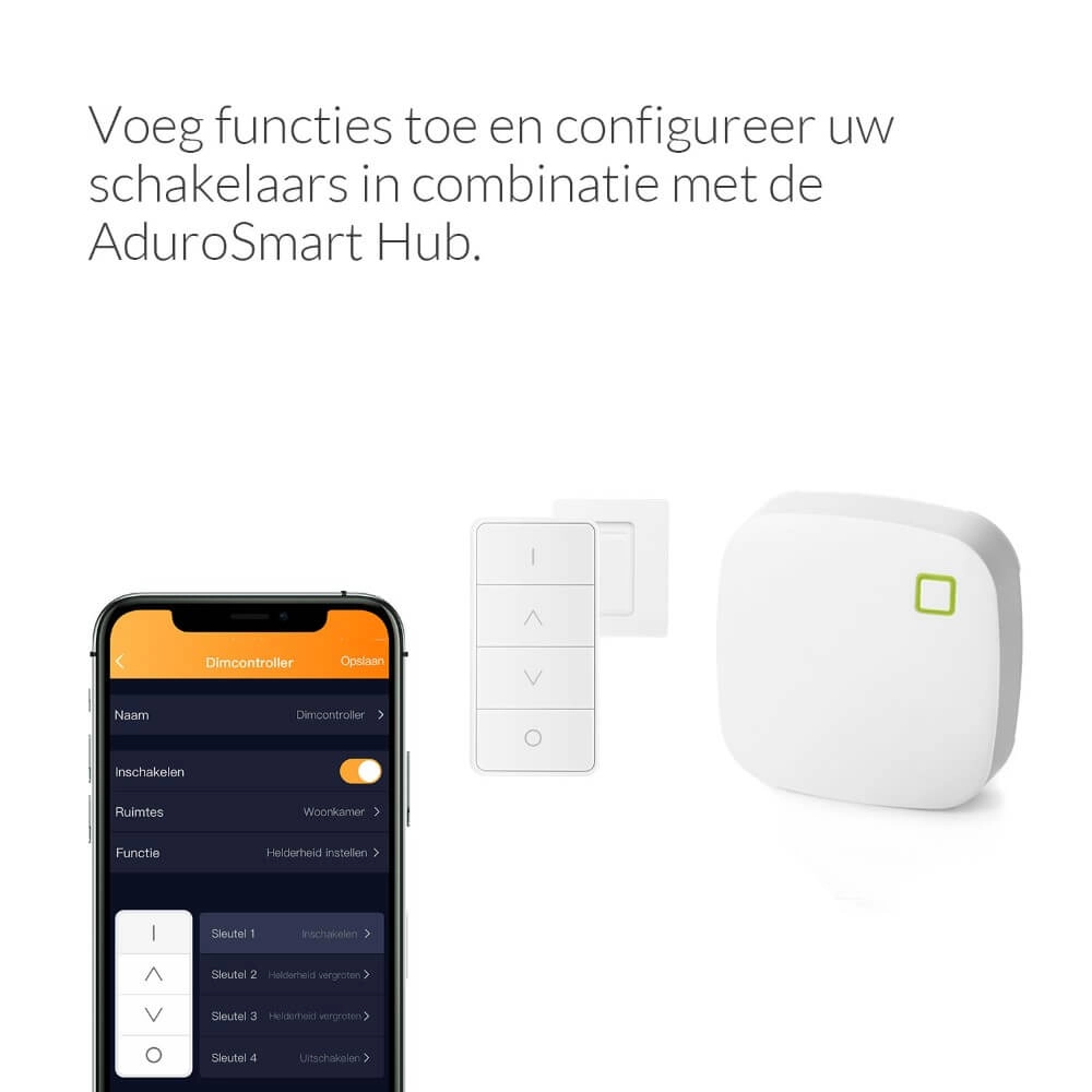 Starterpack - 1x E27 - 2200K - 1x remote AduroSmart 644558228785